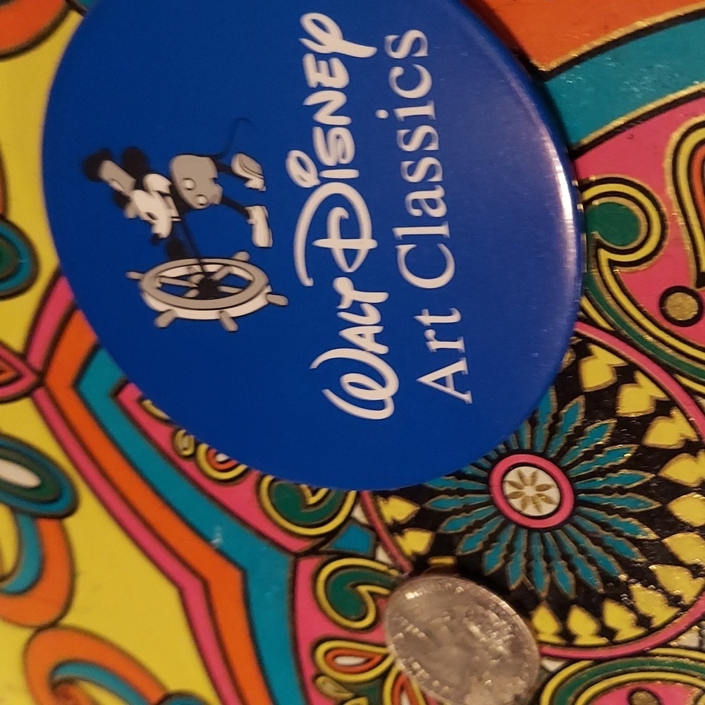 Large vintage disney steam boat mickey art classics pin